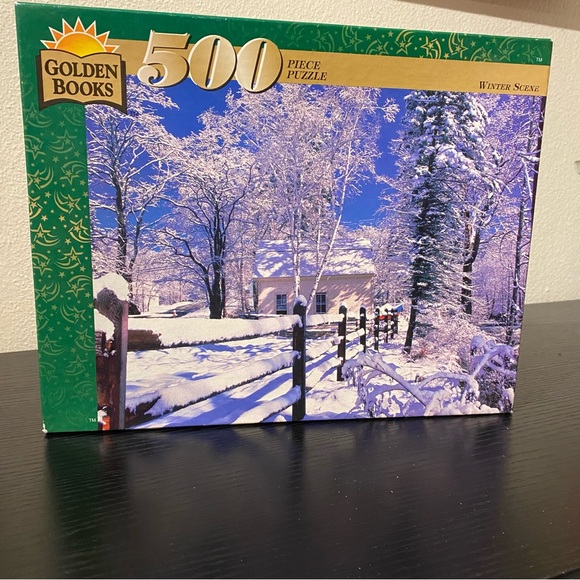 NEW Golden Books 500 Piece
Jigsaw Puzzle Winter Scene - Picture 2 of 5